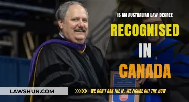 Law Degree Recognition: Australia to Canada