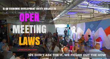 Economic Development Entities: Are Open Meeting Laws Applicable?