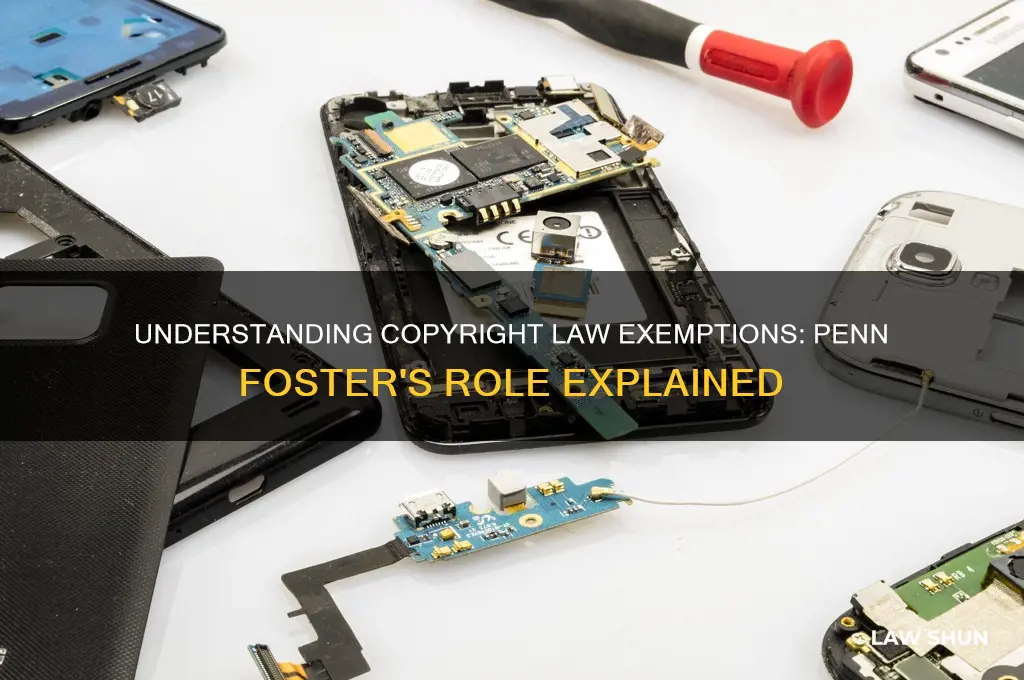 is an exemption to the copyright law penn foster
