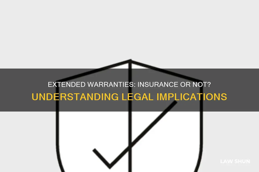 is an extended warranty insurance and subjectr to insurance laws
