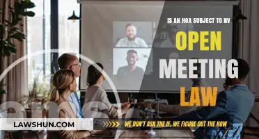 Are HOAs Bound by Nevada's Open Meeting Law Requirements?