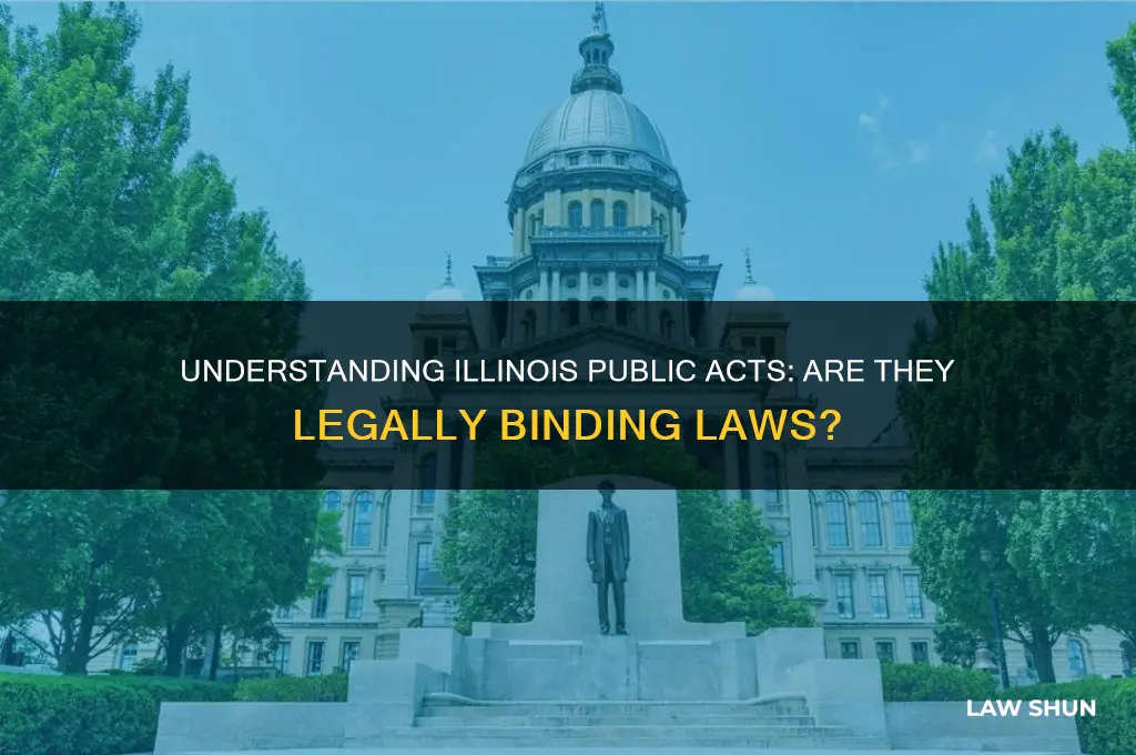 is an illinoi spublic act a law