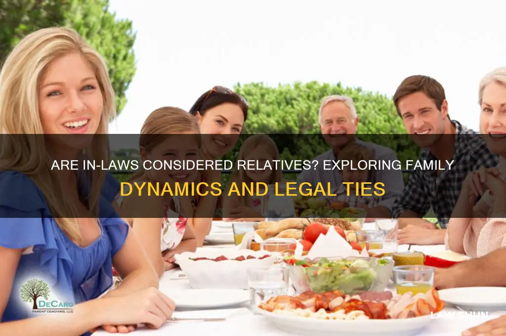 is an in law a relative