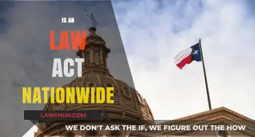 Is a Law Act Nationwide? Understanding Its Scope and Limitations