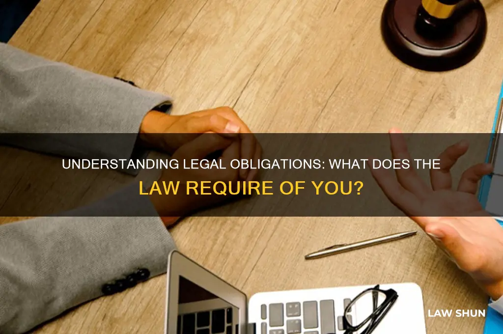 is an obligation imposed by law directing a person to