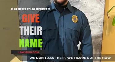 Legal Obligations: Must Officers Provide Their Names During Interactions?