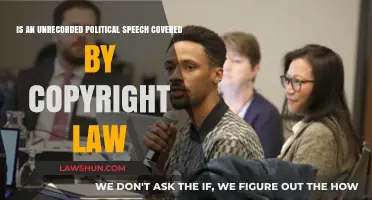 Unrecorded Political Speeches: Are They Protected by Copyright Law?