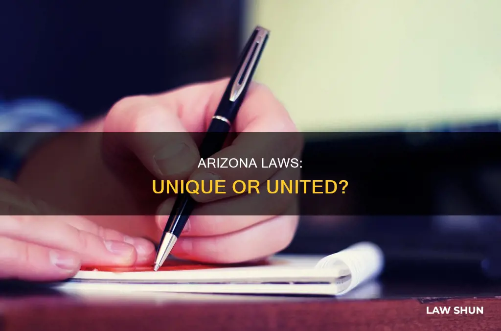 is arizona laws different from the us