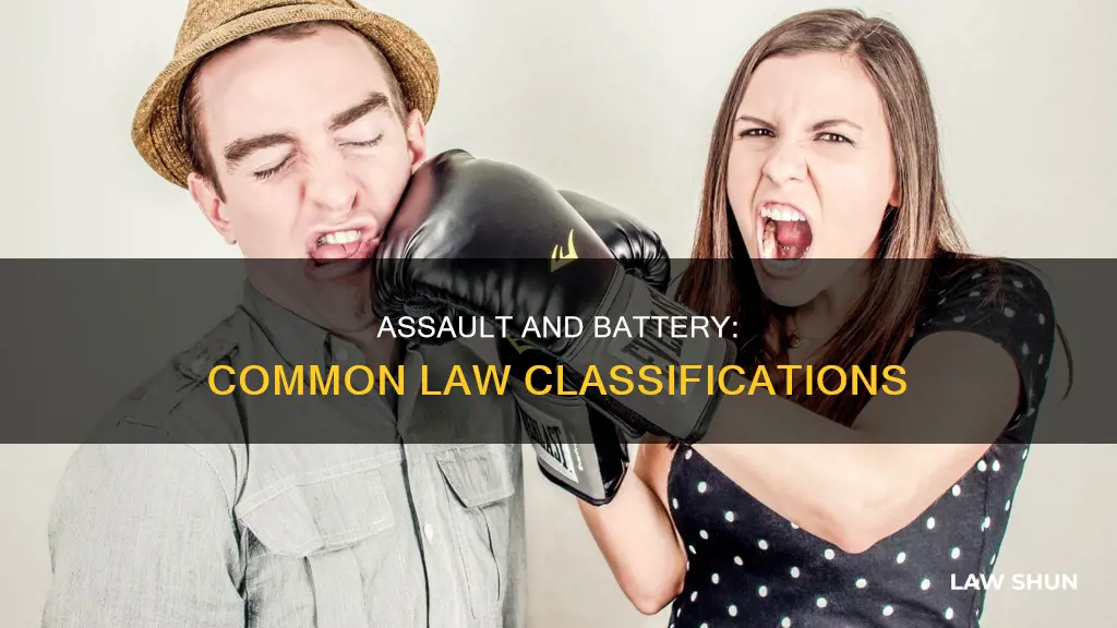 is assault and battery listed under common law