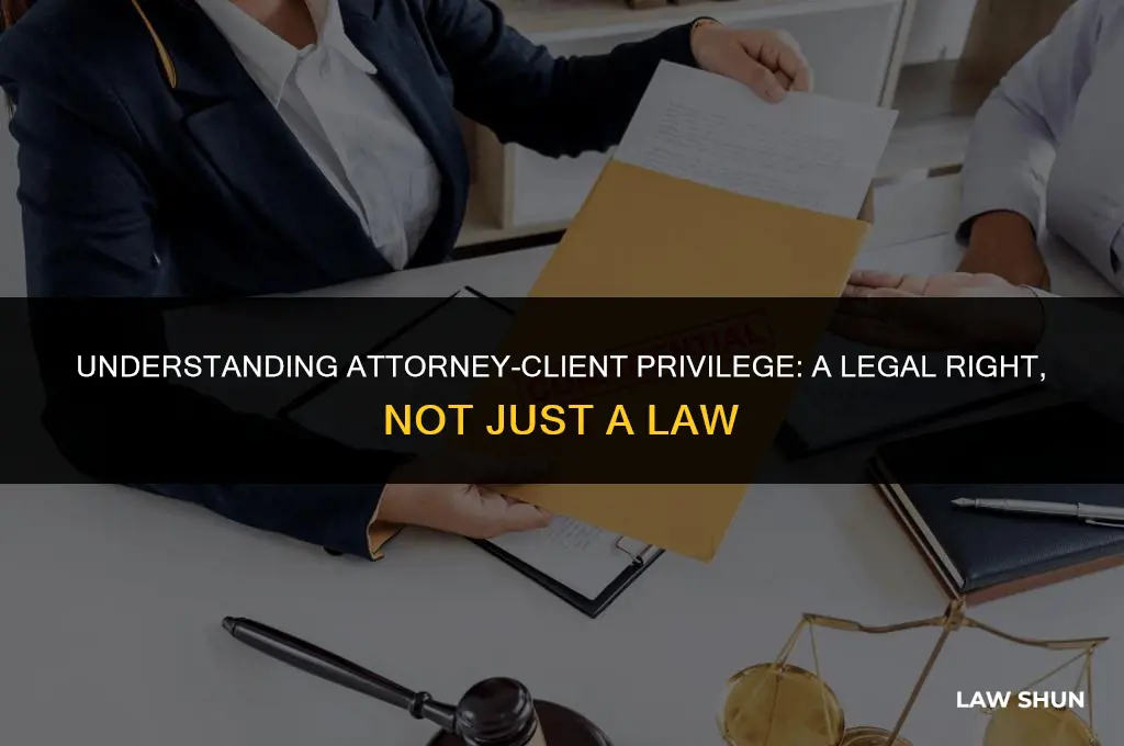 is attorney client privilege a law