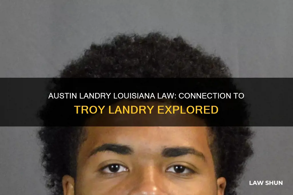 is austin landry louisiana law related to troy landry