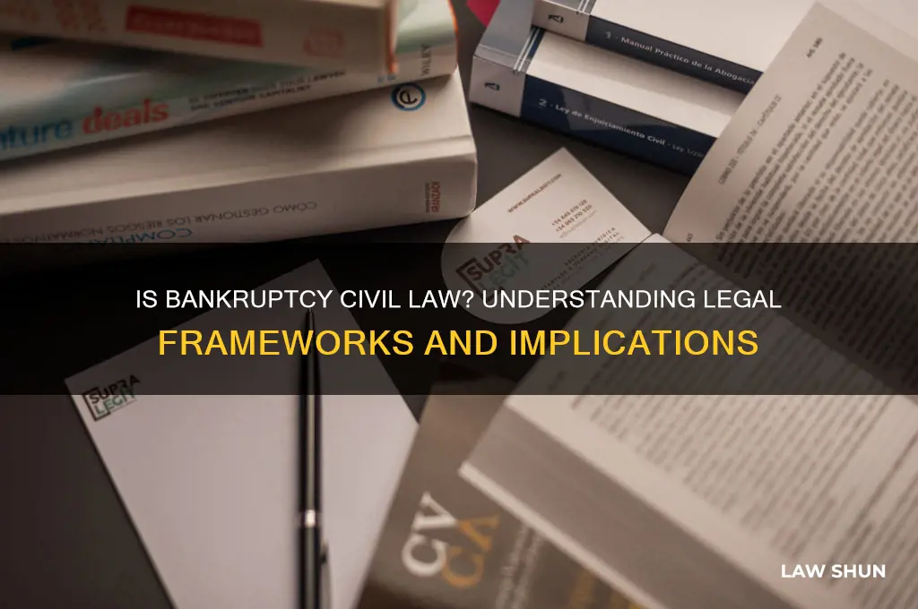 is bankruptcy civil law
