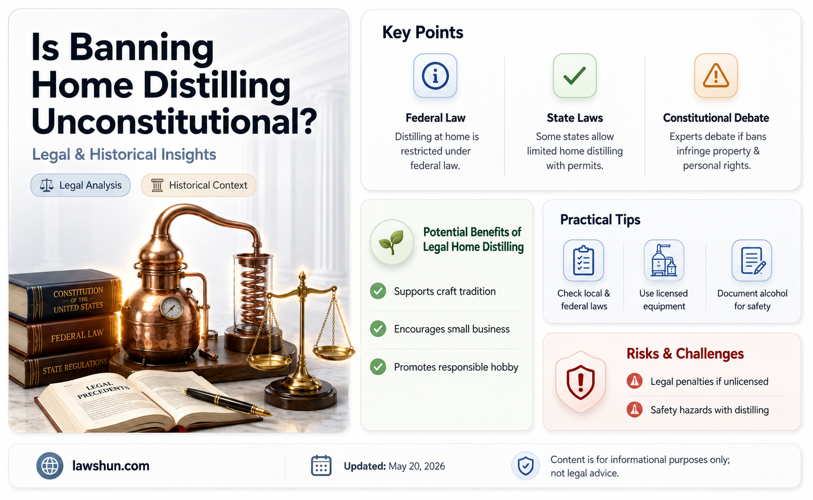 are laws against home distilling unconstitutional