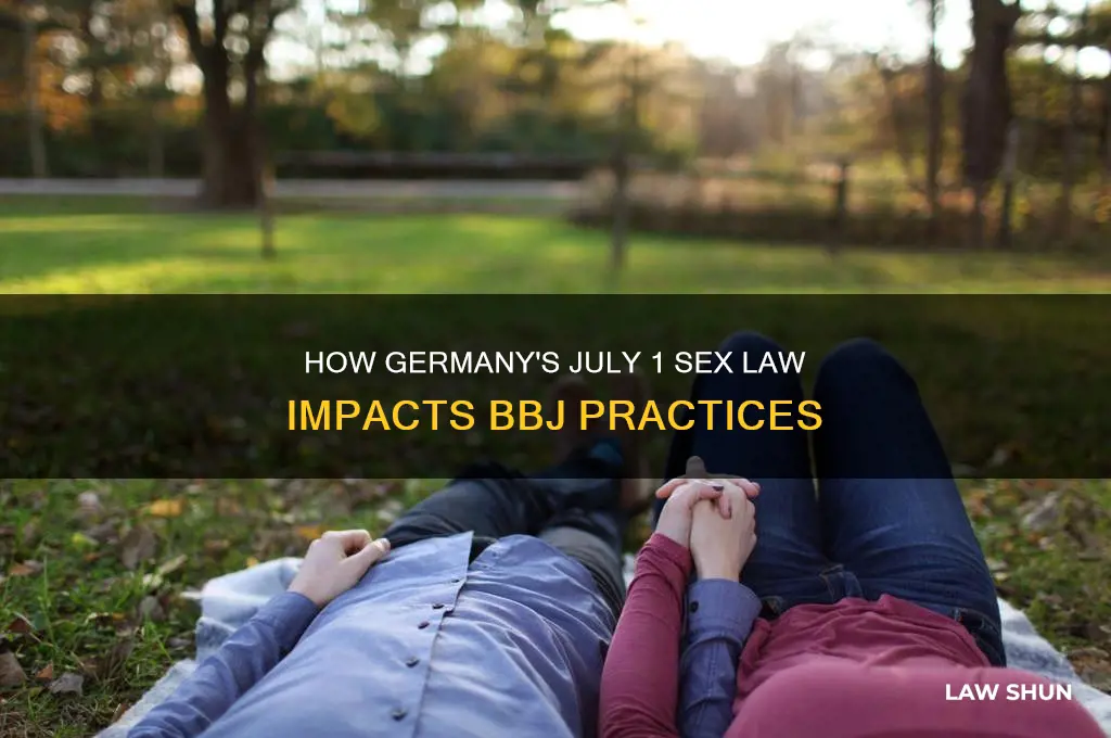 is bbj affected by july 1 german sex law