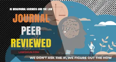 Is Behavioral Sciences and the Law Journal Peer Reviewed?
