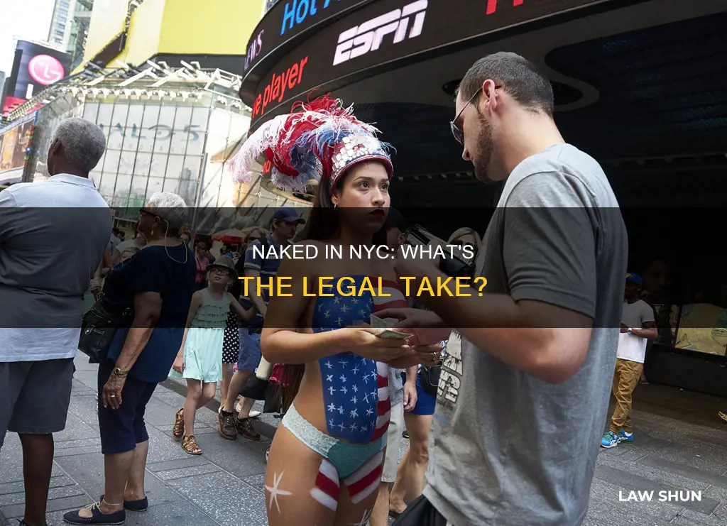 is being naked breaking the law in nyc