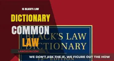 Black's Law Dictionary: Common Law Explained