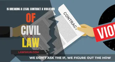 Contract Breaches: Civil Law Violations?