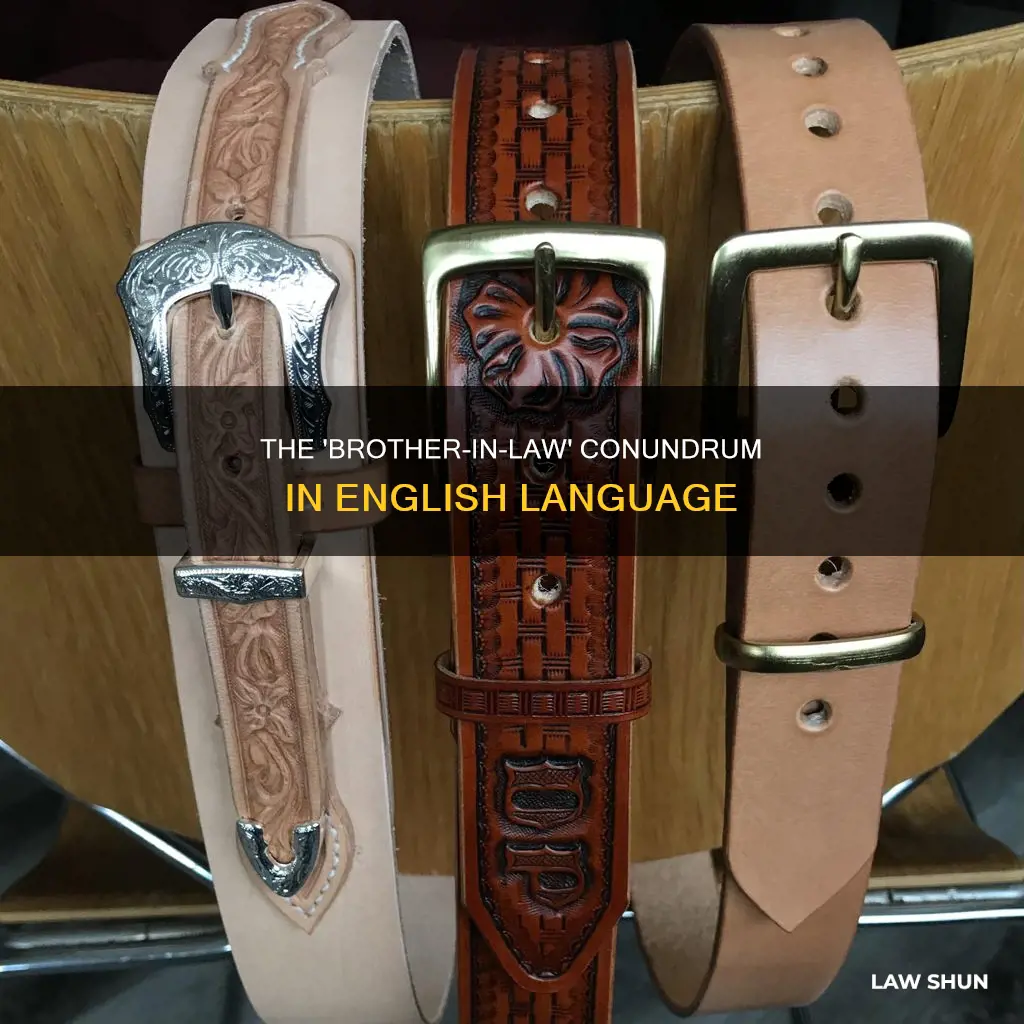 is brother in law a english word