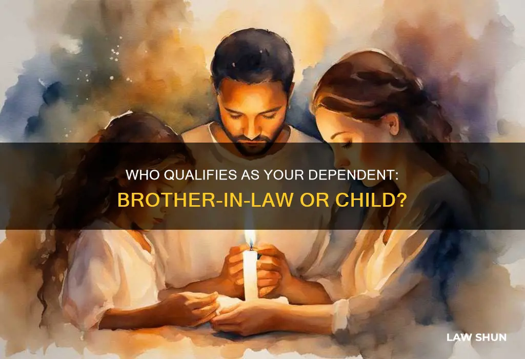 is brother in law a qualify child