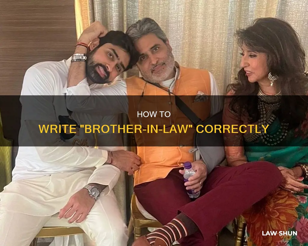 is brother in law capitolized