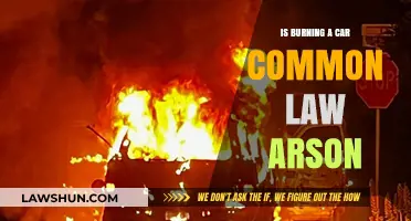 Vehicle Fire: Common Law Arson or Not?