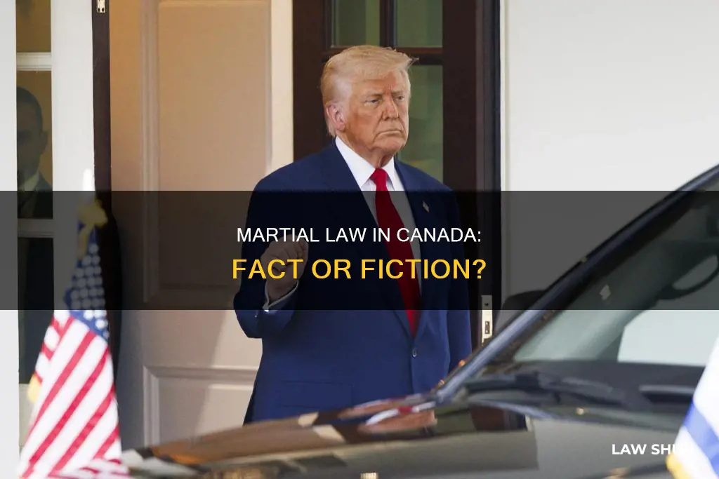 is canada currently under martial law