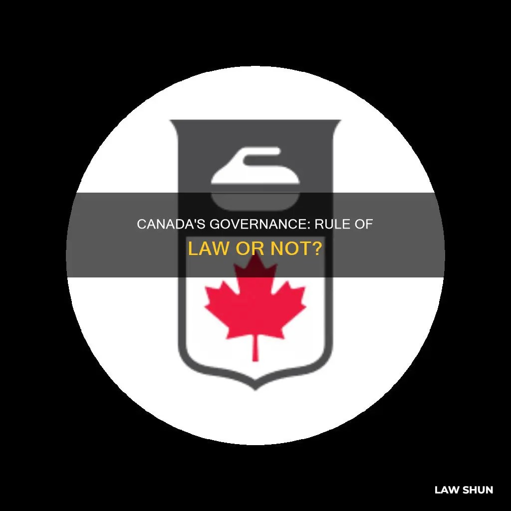 is canada governed by the rule of law