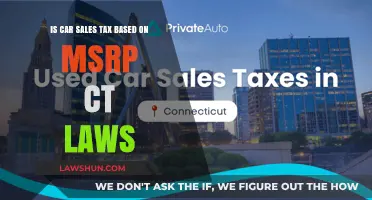 Car Sales Tax: MSRP and CT Laws