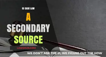Case Law: Primary or Secondary Source?