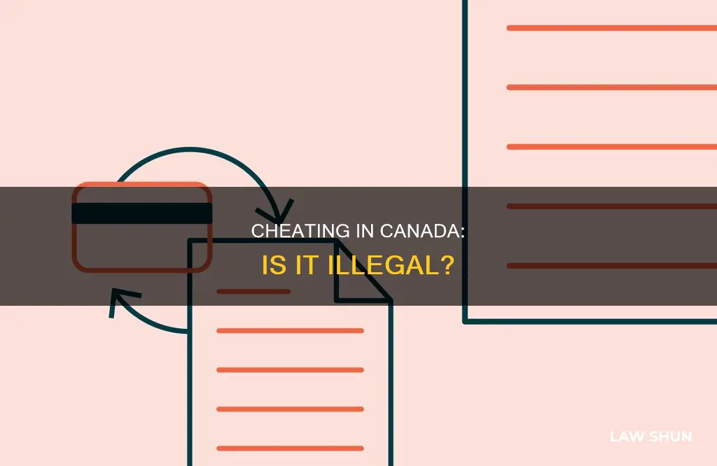 is cheating against the law in canada