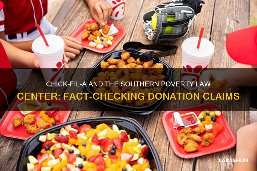 is chick-fil-a donating to southern poverty law center