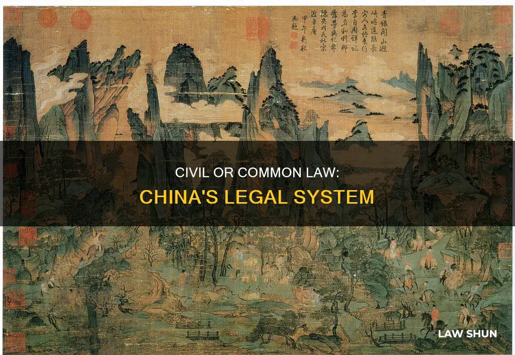 is china civil law or common law