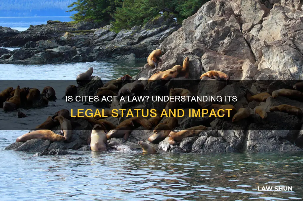is cites act a law