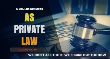 Understanding Civil Law: Its Synonymity with Private Law Explained