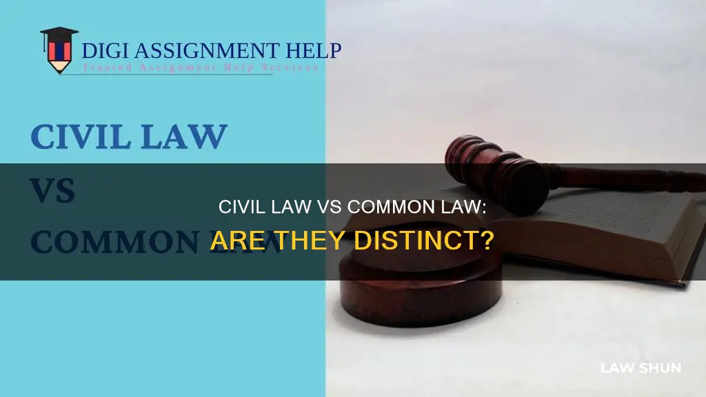 is civil law and common law mutually exclusive