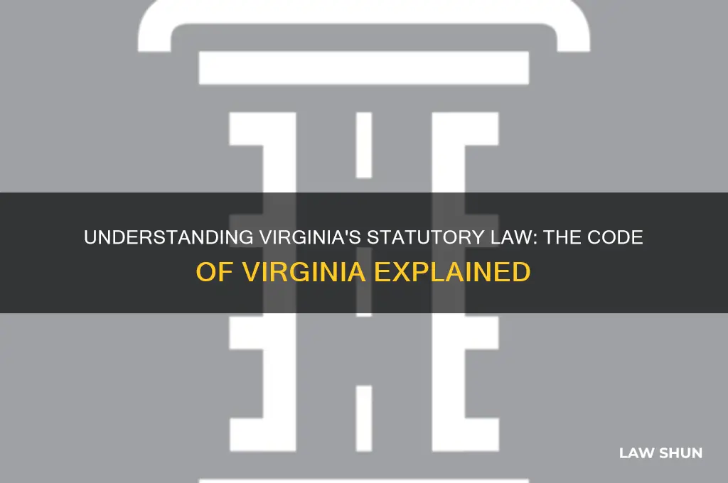 is code of virginia statutory law