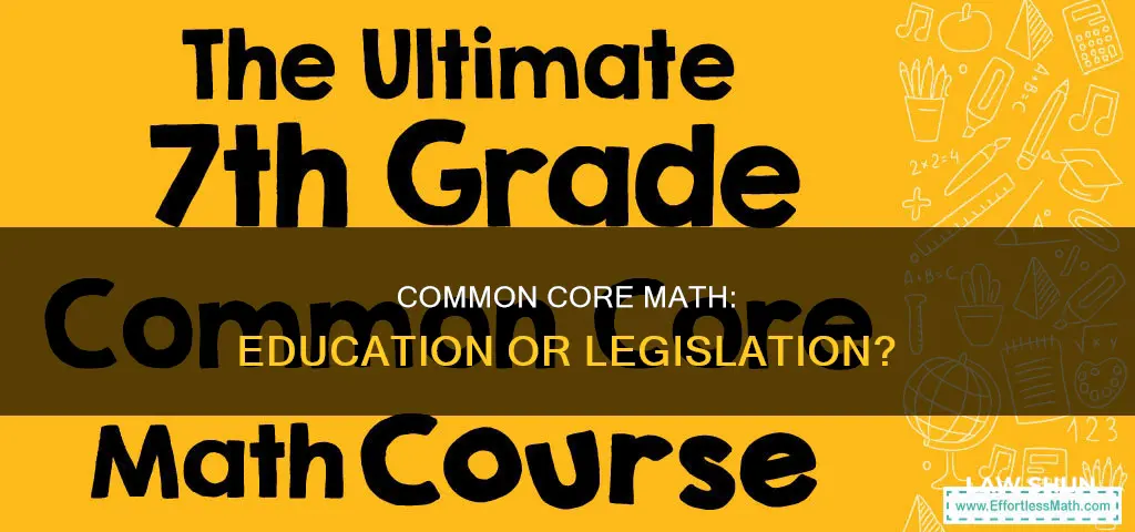 is common core math the law