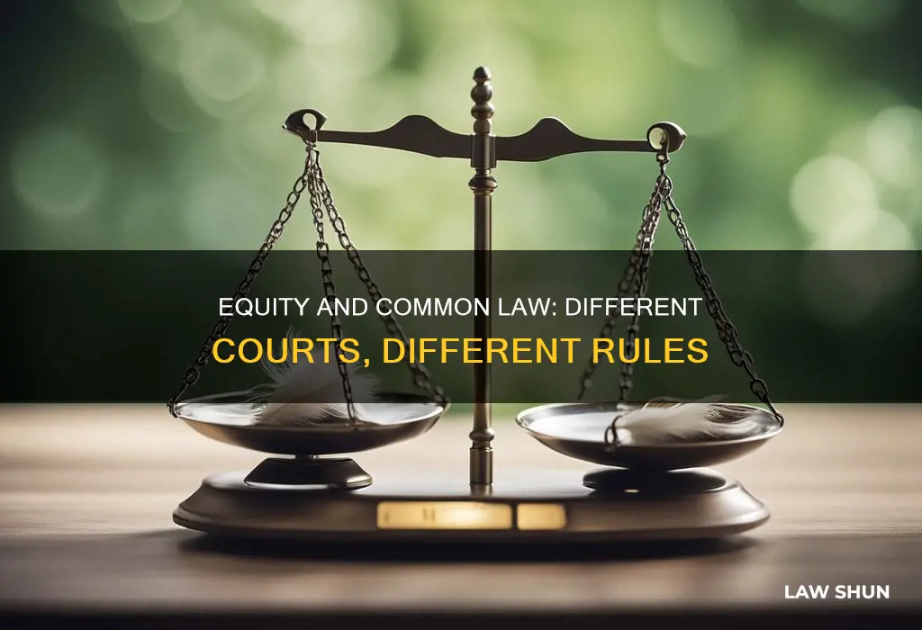 is common law and equity administered in different courts