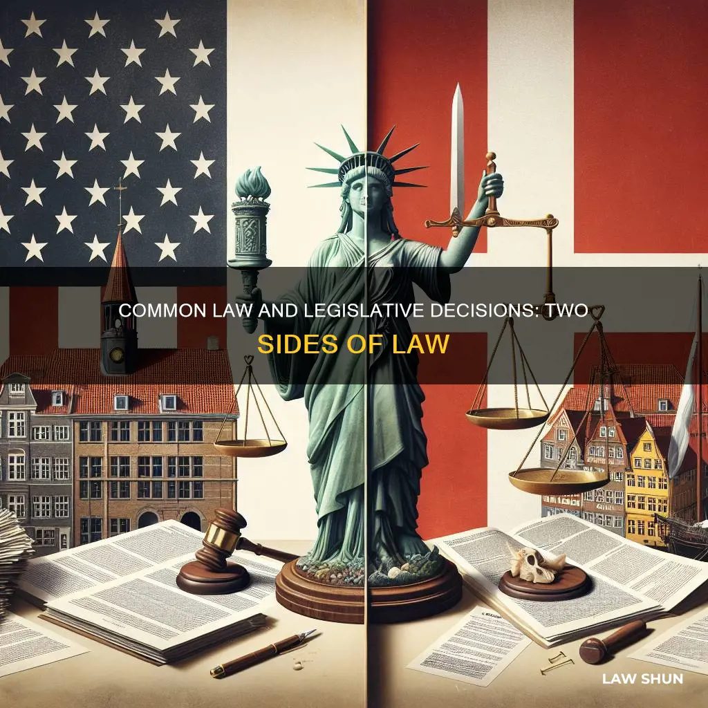 is common law and legislative decision the same thing