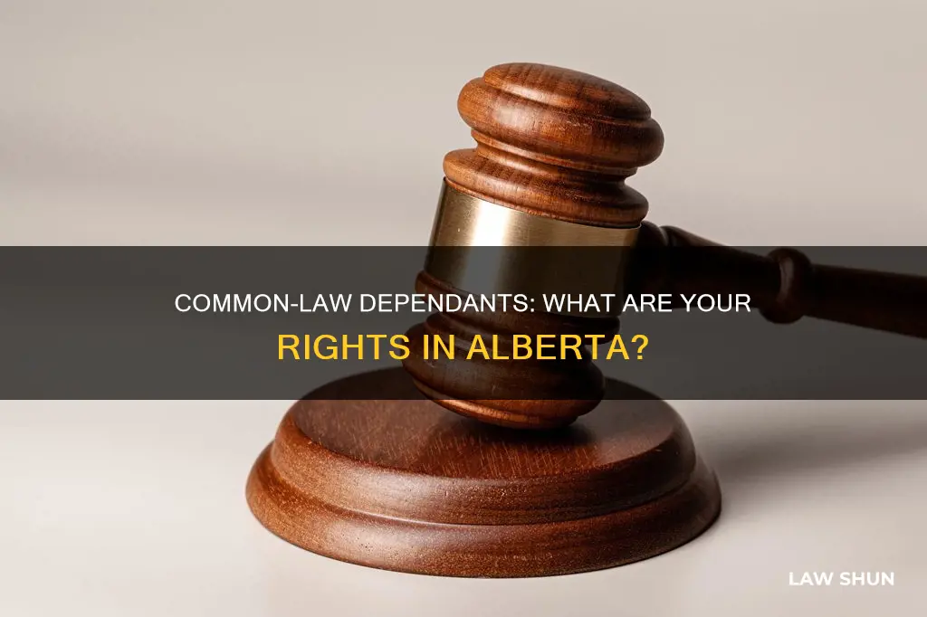 is common law considered dependant in alberta