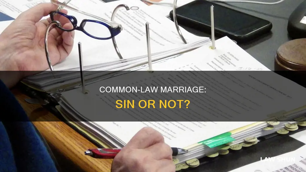 is common law marriage a sin