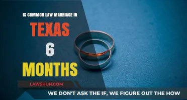 Texas Common Law Marriage: The Six-Month Rule