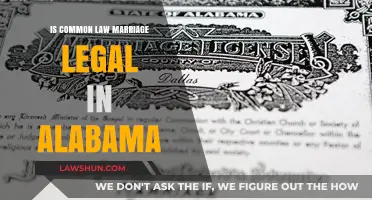 Alabama's Stance on Common Law Marriage