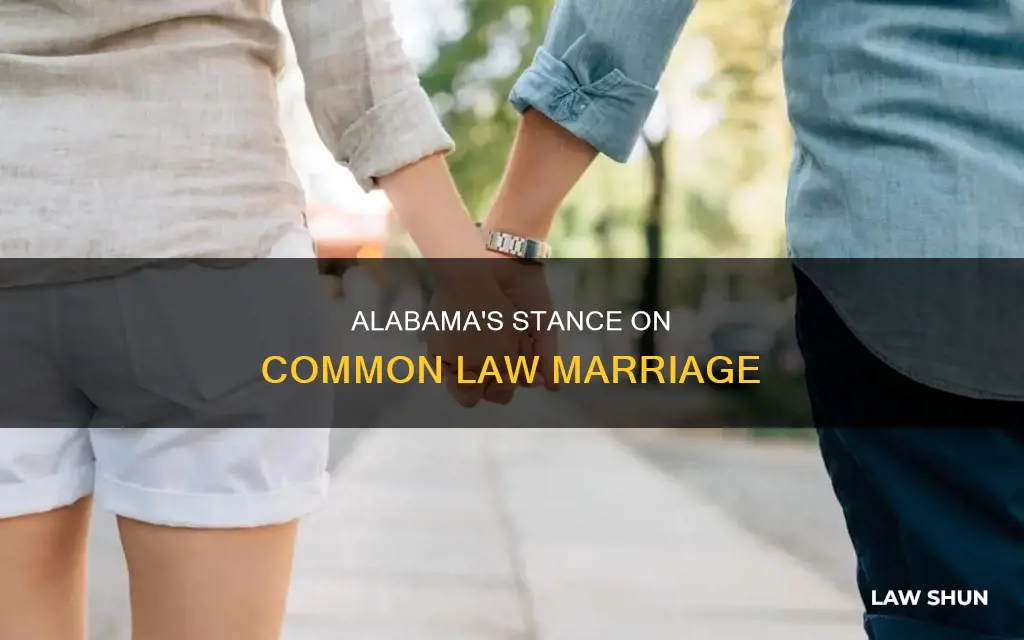 is common law marriage legal in alabama