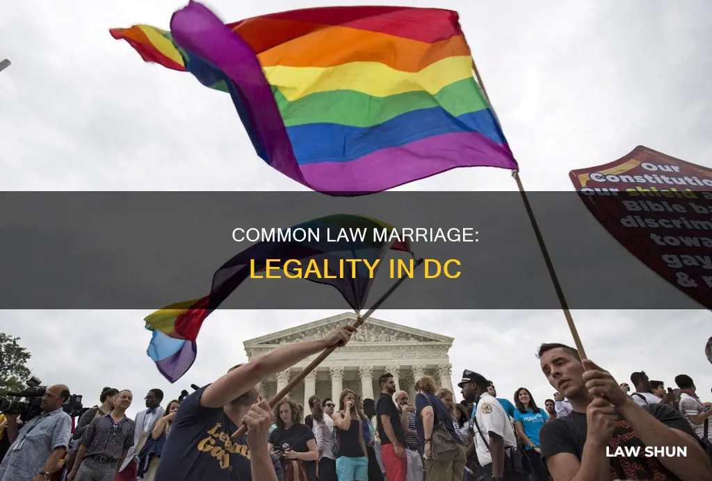 is common law marriage legal in dc