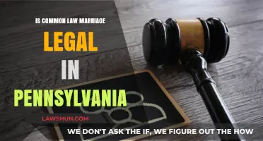 Common Law Marriage Legality in Pennsylvania