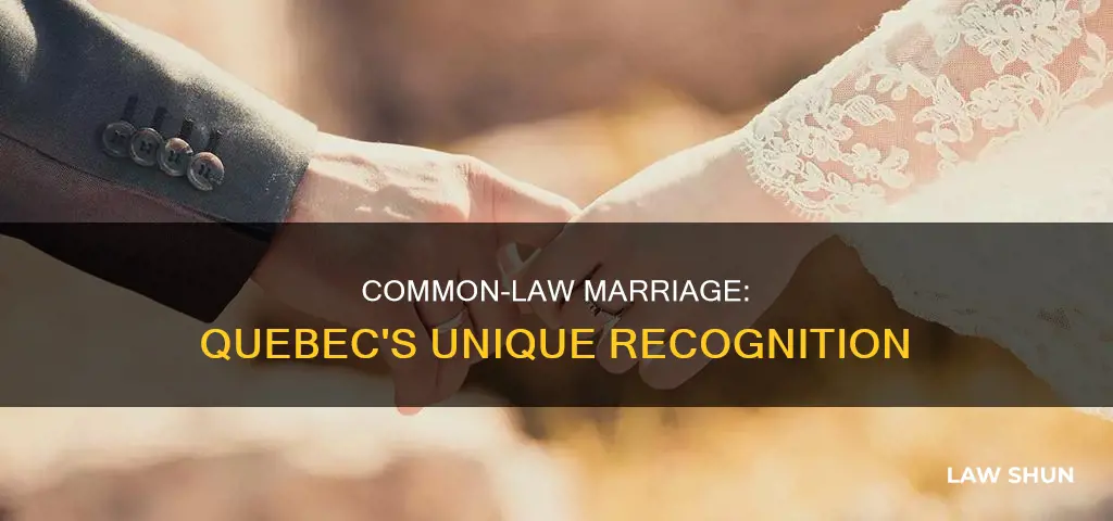 is common law marriage recognized in quebec