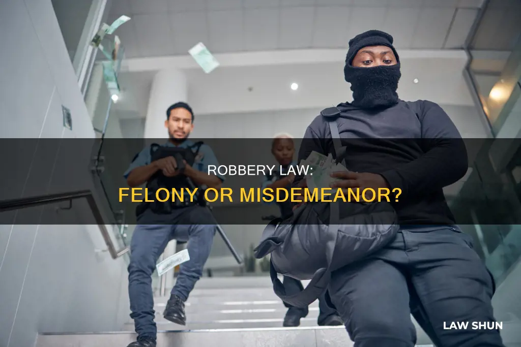 is common law robbery a felony