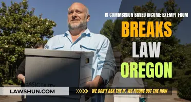 Comission-based income: Oregon's break laws exemption query